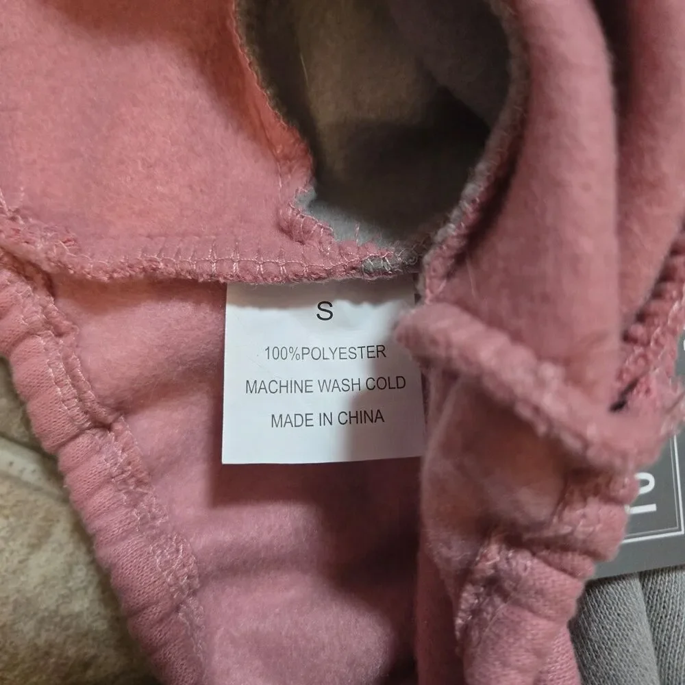 Rowdy Pups Club Pink Sweater Size Small